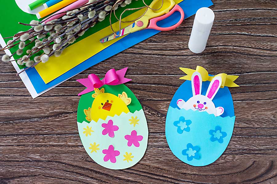 Easter crafts and kids games ideas • Chefin