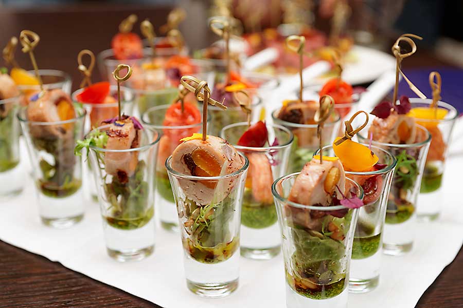 Canapes corporate catering