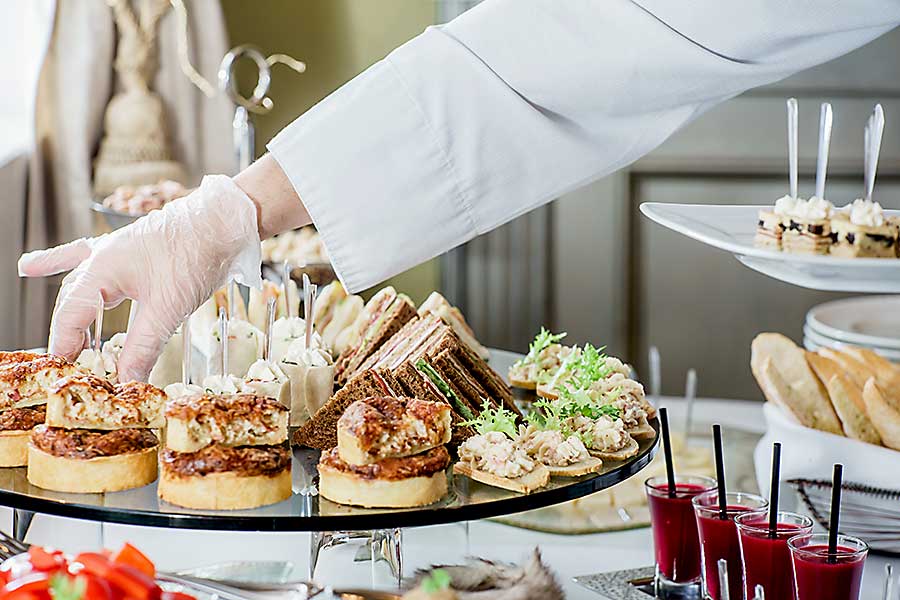 Corporate workshop catering