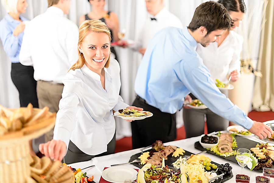 Office warming grazing table