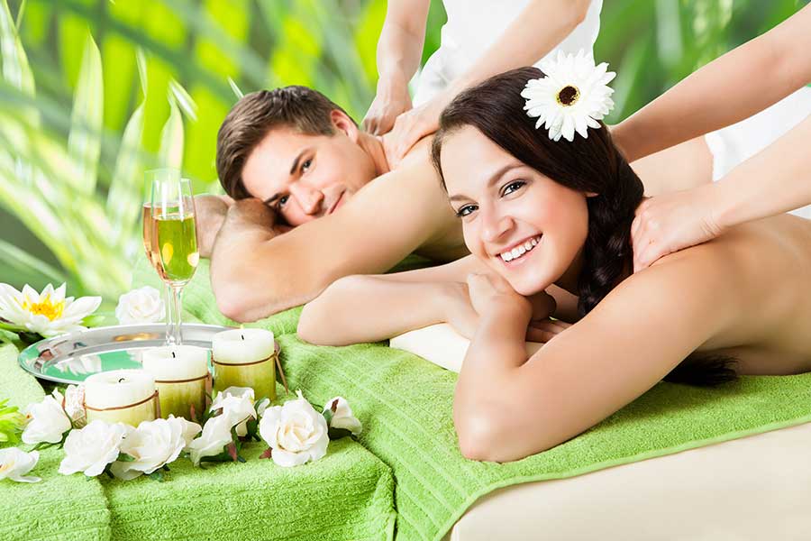 Romantic date package with massage