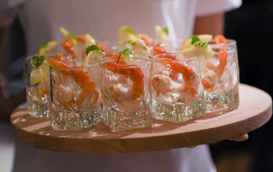 canapes prawn cocktails
