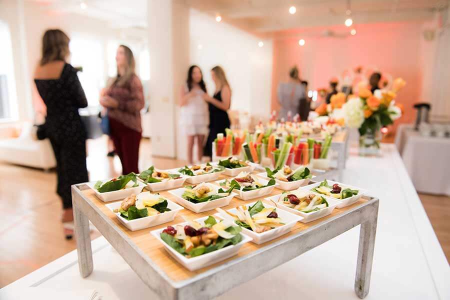 Corporate lunch catering - business meeting