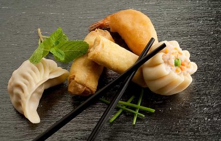 Asian style dumplings