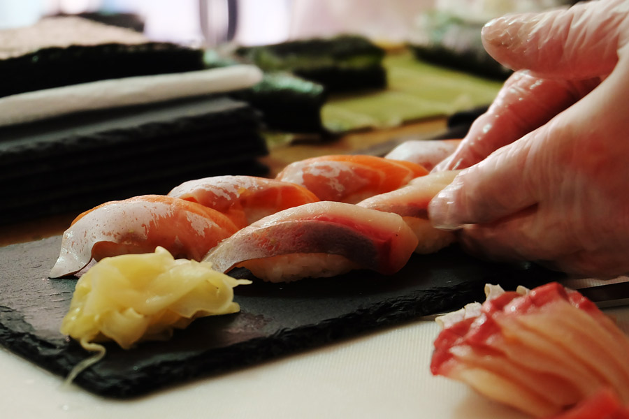 sushi making