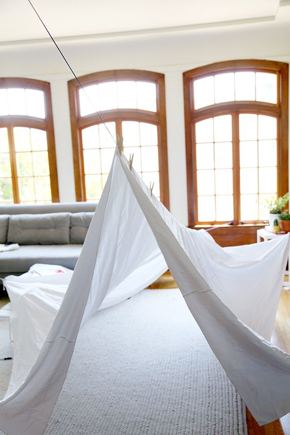Blanket Fort to set up at home