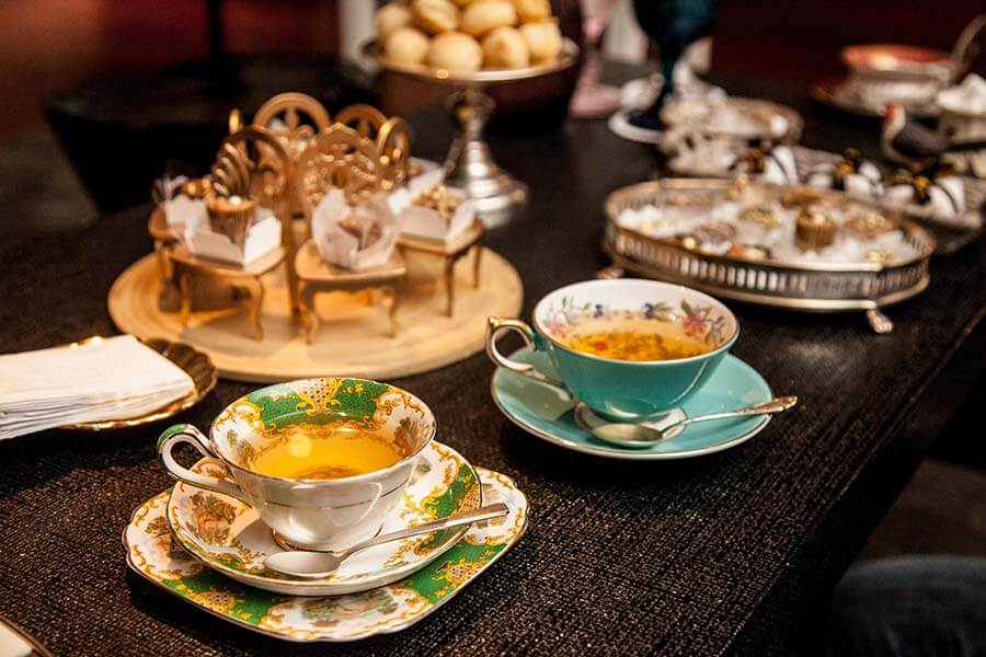 fancy afternoon tea concept