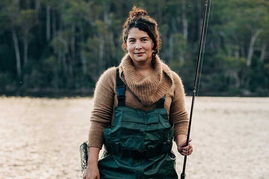 Analiese Gregory go fishing, featured in South China Morning Post