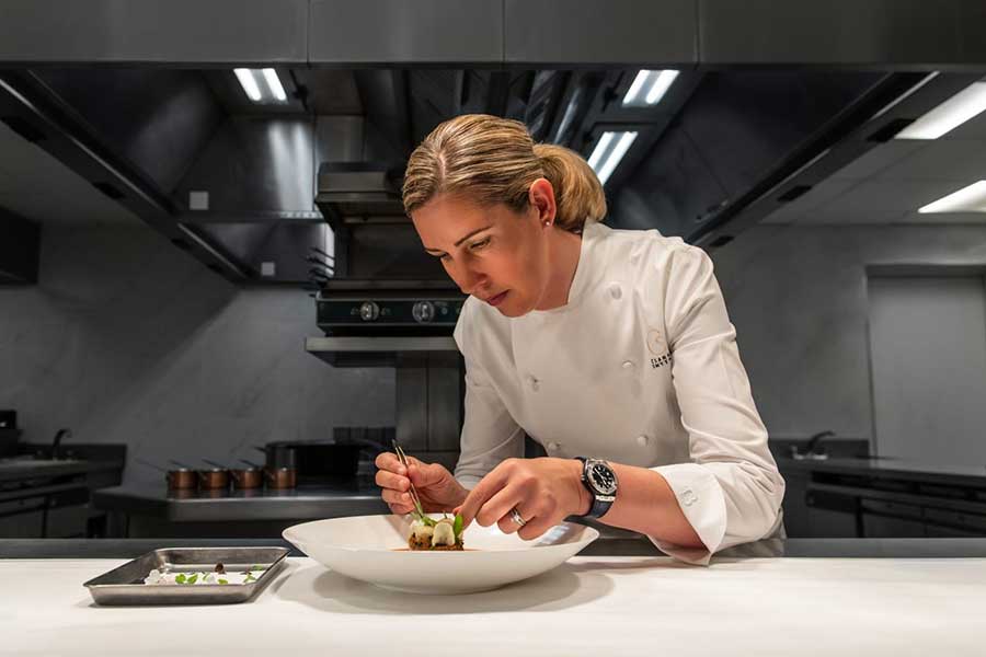 Irish female chef Clare Smyth