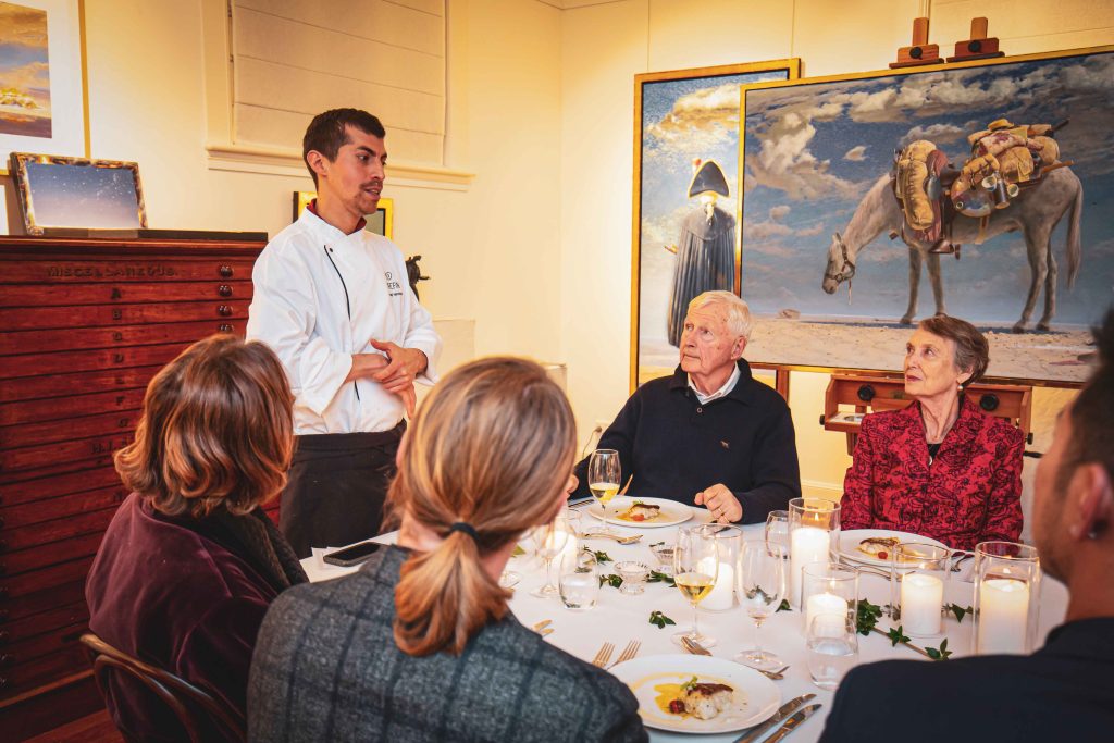 a winter truffle dinner partnered with Hopewood House and Robertson Truffle Farm