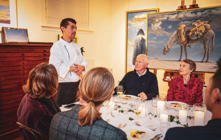 a winter truffle dinner partnered with Hopewood House and Robertson Truffle Farm