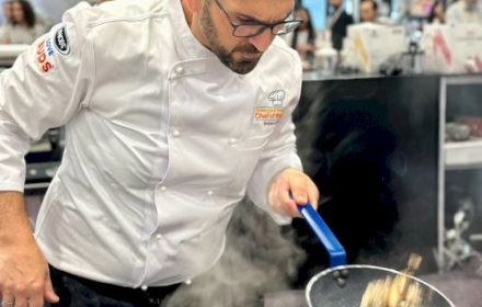 Chef Davide Incardona competing for chef of the year