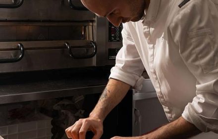 Chef Enrico Sgarbossa Making A Pefect Dough