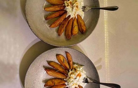 Chef Santiago Romero Potato Wedges Dish