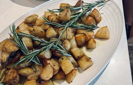 Chef Stephane Stanisic Duck Fat Potatoes, Rosemary, Garlic, Truffle Salt