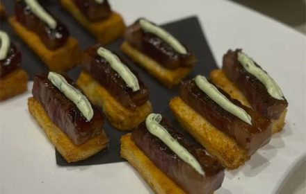 Chef Steve Lowe Canapes Dish