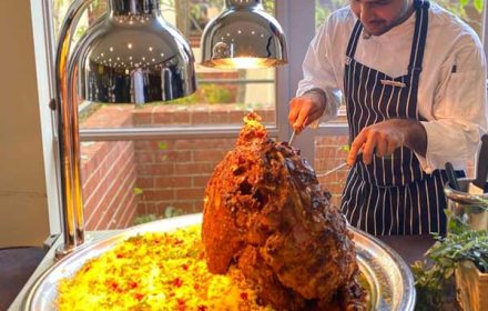 Chef Vinay Shukla Cooking Indian Dish