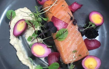 Chef Vinay Shukla Salmon Dish