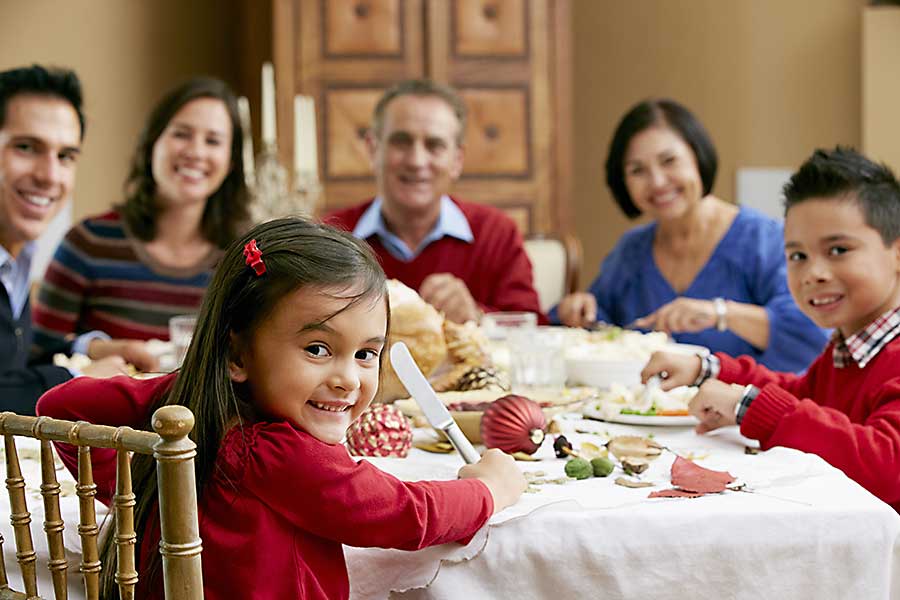 Family day dinner