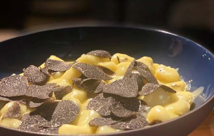 Chef Pierpaolo Bichiri Potatoes Gnocchi With Seasonal Black Truffle