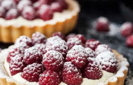 Chef Julien Vasseur Raspberry Tart Dish