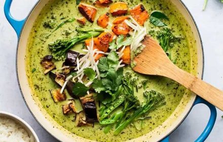 Chef Julien Vasseur Vegan Thai Green Curry Pot