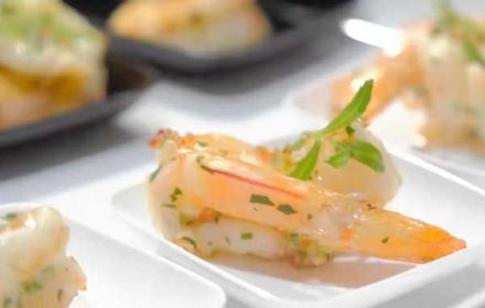 Chef Yi Chun Chen Private Dining Prawn Canape