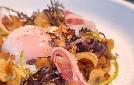 Chef Francois Euzet Private Dining Dish With Poached Egg
