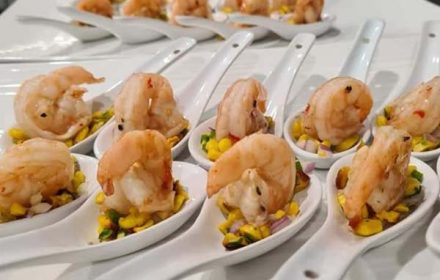 Chef Lisa Nguyen Prawns Canapes Dish
