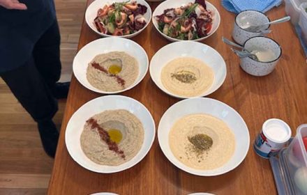 Chef Patrick Warcholak Greek Private Cuisine Function