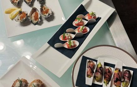Chef Paul Hickey Private Dining Canapes Dish