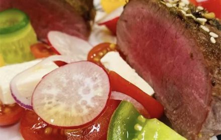 Chef Paul Hickey Salad Dish With Steak