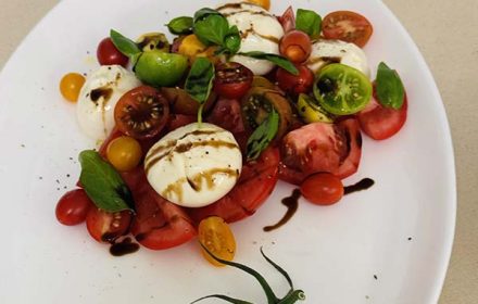 Chef Paul Hickey Tomato Salad Dish