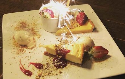 Chef Pyounghwa Kim Birthday Dessert Dish