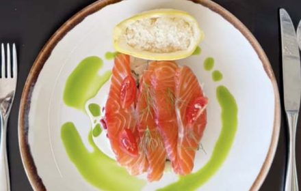 Chef Rafek Himi Salmon Dish