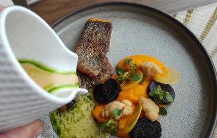 Chef Salvador Goldenberg Salmon Private Dining Dish