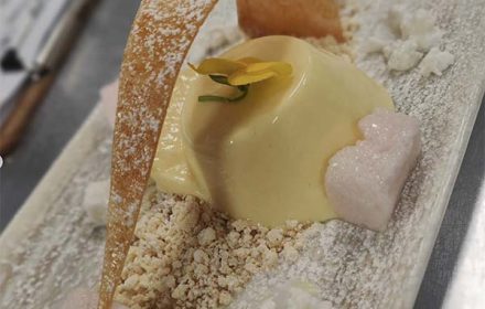 Chef Lachlan Bonetti Mango Pina Colada Panna Cotta