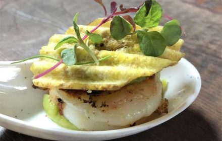 Chef Kumar Chalise Scallops Dish