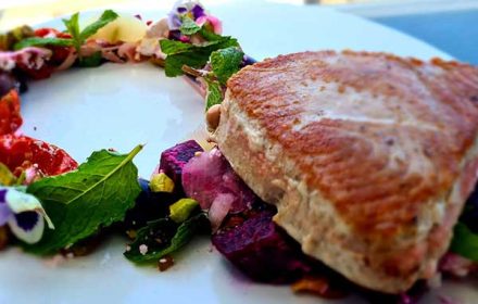 Chef Phillip Cowdrey Fish Fillet Haute Dish