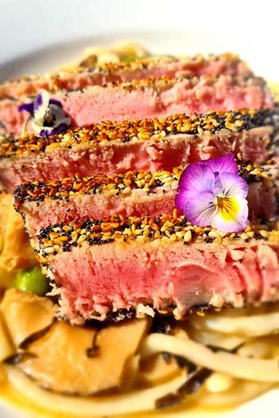 Chef Phillip Cowdrey Pasta Steak Dish