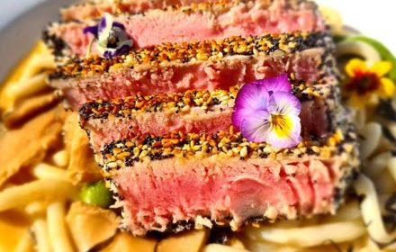 Chef Phillip Cowdrey Pasta Steak Dish