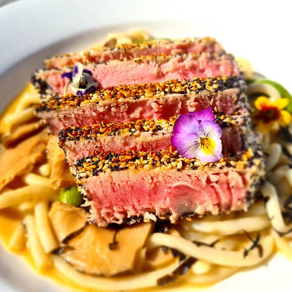 Chef Phillip Cowdrey Pasta Steak Dish