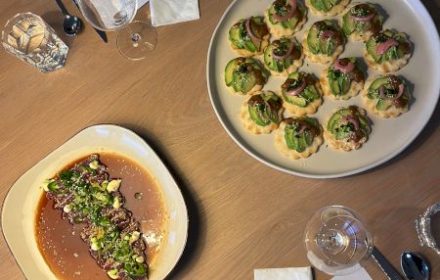Chef Krisha Shewani canapes