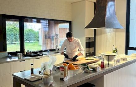 Chef Krisha Shewani cooking