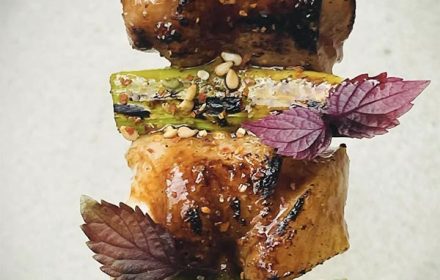 Chef Jordan McLeod Negima Yakitori