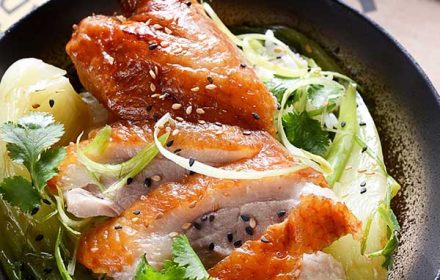 Chef Vincent Magnier Asian Fusion DuckDish