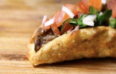 Chef Christian Greco Taco Dish