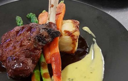 Chef Minkyu Kim Private Chef Fine Dining Steak Dish