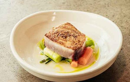 Chef Emrys Jones Seared Fish with Vegetables