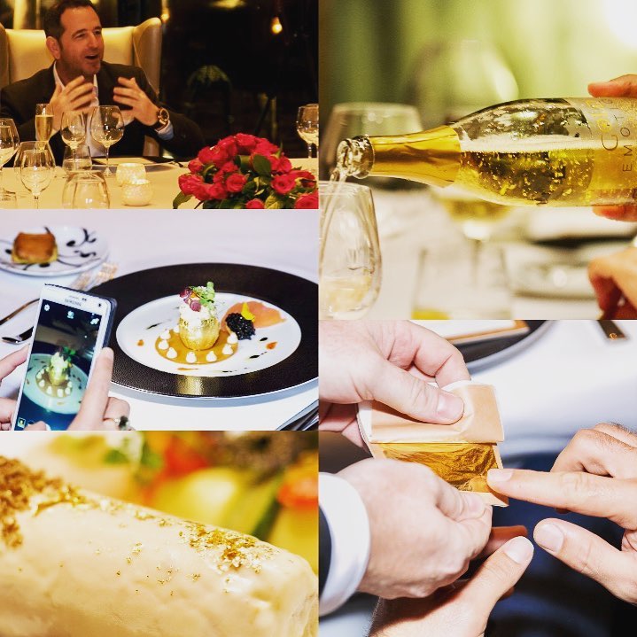 unique gold experiences collage